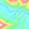 倾多镇 topographic map, elevation, terrain