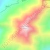 Lalla Khedidja topographic map, elevation, terrain