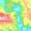 Gunnislake topographic map, elevation, terrain