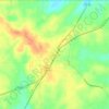 Garrison topographic map, elevation, terrain