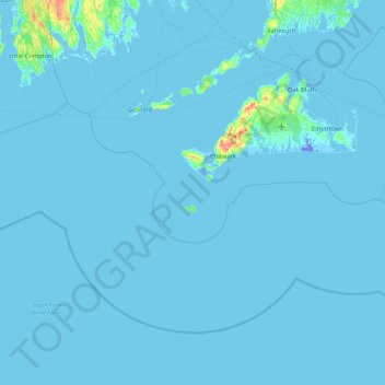 Old Man topographic map, elevation, terrain