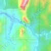 Wawa Dam topographic map, elevation, terrain