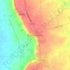 Boothby Graffoe topographic map, elevation, terrain