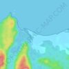 Arusí topographic map, elevation, terrain