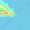 Inampulugan topographic map, elevation, terrain