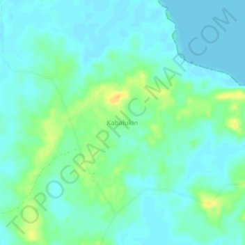 Kabalukin topographic map, elevation, terrain
