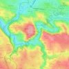 Sainte-Catherine topographic map, elevation, terrain