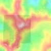The Rockies topographic map, elevation, terrain