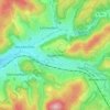 Zeppenfeld topographic map, elevation, terrain