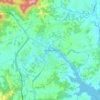 Warkworth topographic map, elevation, terrain