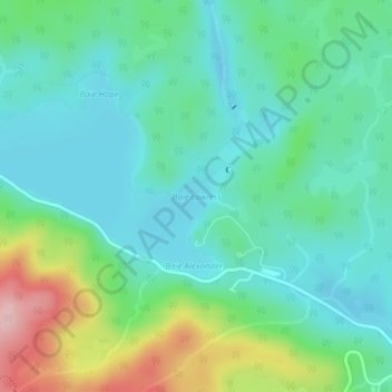Lawless Bay topographic map, elevation, terrain