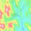Rwankuba topographic map, elevation, terrain