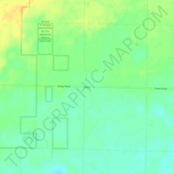 Estey topographic map, elevation, terrain