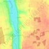 Les Terres Rudes topographic map, elevation, terrain