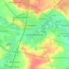 Godmanchester topographic map, elevation, terrain