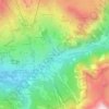 Les Quartiers topographic map, elevation, terrain