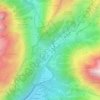 Les Frasserands topographic map, elevation, terrain