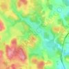 Ressouches topographic map, elevation, terrain