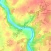 Montenaut topographic map, elevation, terrain