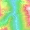 Pont Soubiron topographic map, elevation, terrain