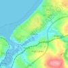 Phillack topographic map, elevation, terrain