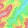 Les Meringues topographic map, elevation, terrain