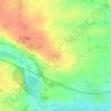 La Touche topographic map, elevation, terrain