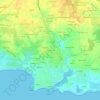 Penn an Hent topographic map, elevation, terrain