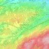 Fauldhouse topographic map, elevation, terrain