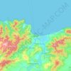 Skikda topographic map, elevation, terrain