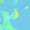Squantum topographic map, elevation, terrain