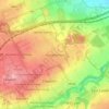 Pumpherston topographic map, elevation, terrain