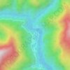 Siyum topographic map, elevation, terrain