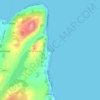 Ascog topographic map, elevation, terrain