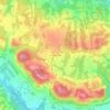 Mount Horeb topographic map, elevation, terrain
