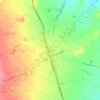 Midhirst topographic map, elevation, terrain