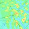 Kakkanad topographic map, elevation, terrain