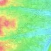 Bionay topographic map, elevation, terrain