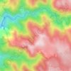 Le Villaret topographic map, elevation, terrain