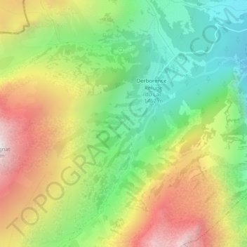 Pt 1589 topographic map, elevation, terrain