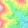 Bagneri topographic map, elevation, terrain