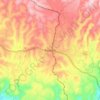 Karatina topographic map, elevation, terrain