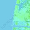 North Cape May topographic map, elevation, terrain