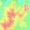 Salubindza topographic map, elevation, terrain