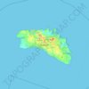 Menorca topographic map, elevation, terrain