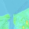 Knott End-On-Sea topographic map, elevation, terrain