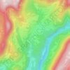 La Caserne topographic map, elevation, terrain