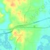 Chandler topographic map, elevation, terrain