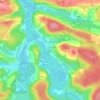Flinton topographic map, elevation, terrain