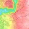 Kanfanar topographic map, elevation, terrain